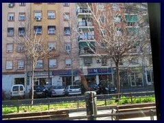 Apartment buildings outside the city center